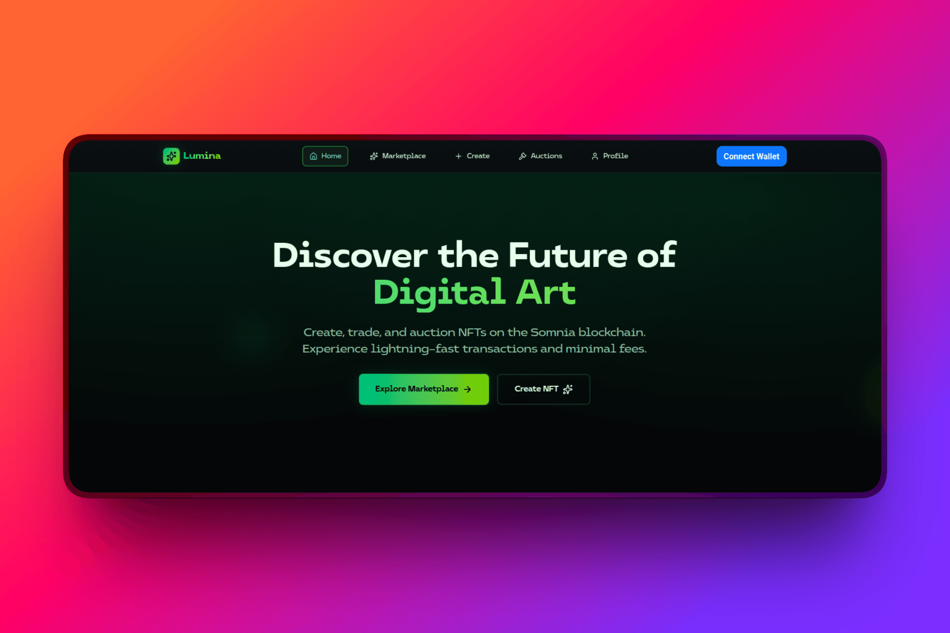 Lumina NFT Marketplace